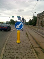 Pylon podświetlany Religi/Powstańców Śląskich